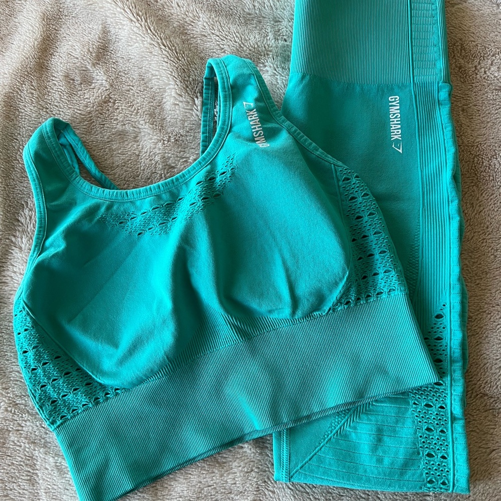 Gymshark set - aqua
